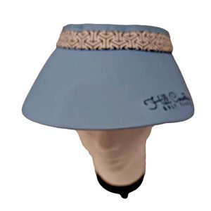 Golf Visor Adult Baby Blue Hill Country Golf Club Strapback Cap‎ by Pukkaing.com